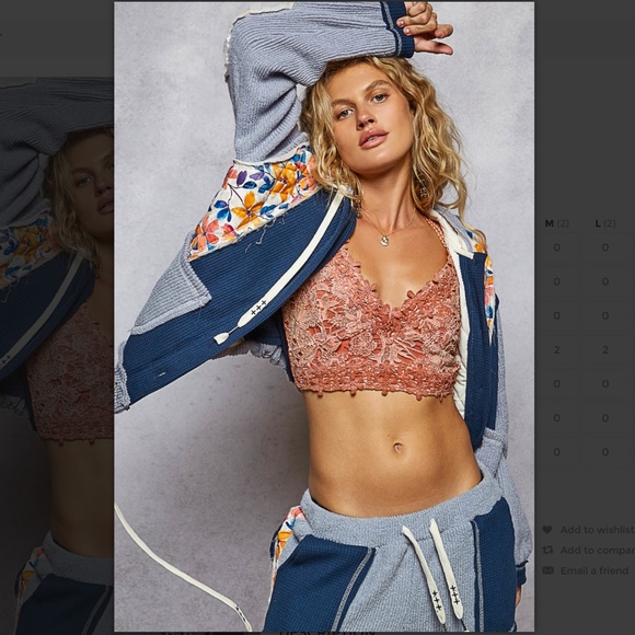 POL “ Chicago 11 “ POL Quilted Thermal Jacket with Waist String and Hood SR54 - Picture 8 of 13